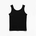 Midnight Ribbed Scoop-Neck Tank
